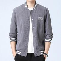 Spring Men's Casual Jacket Trendy Loose Coat Spring New Fashion Versatile Baseball Jacket Top Men M