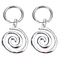 Chic Distressed Geometric Earrings Accessory Eye Catching Dangle Ear Rings Adornment for Vintage Fashion Enthusiasts 1