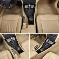 Glossy Black Console Gear Shift Panel Cover Trim For BMW 3 Series E90 2005-12 beige