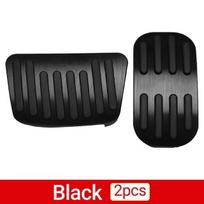 For Toyota Yaris Cross     2024 Car Gas Fuel Accelerator Brake Pedal Cover Non-Slips Pad Car Styling Accessories AT Black 2pcs