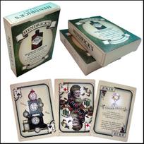 Hendrick's Gin Playing Cards Deck - Unusual Victorian Style Collector’s Cards with Cocktail Recipes 9*6cm Full 52-card Deck pilka