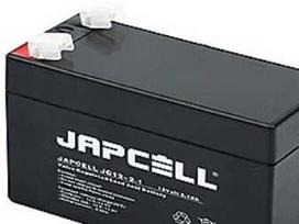 Japcell AGM akumuliatorius 12V - JC12-2.1, 2.1Ah 4.8 mm gnybtai švino rūgšties akumuliatorius