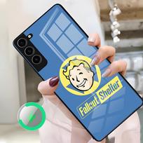 F-Fallouts Vault Phone Case For Samsung S26 Ultra S25 Edge S23 S22 S21 S20 Ultra Plus S24 Fe A25 Magnetic Glass Cover Samsung S25Edge gray