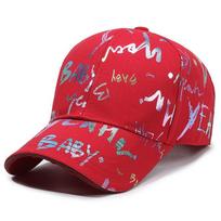 Cartoon Graffiti Tide Baseball Cap Personality Street Trend Men's and Women's Hats Fashion Hip Hop Hat Cap Adjustable
