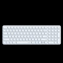 Rapoo E9350L AI Ultra-Thin Multi-Mode Wireless Keyboard vandens mėlyna spalva
