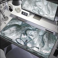 XXL Cool Hot Ling Fashion Video Popular Top Arknight Gaming Mouse Pad Large Gamer Computer Rug Desk Design x Table Mat 800x400x2mm