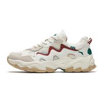 Anta Comfortable Versatile Non-Slip Wear-Resistant Shock Absorbing Low-Top Casual Shoes Men sneaker White Red Green 912438837-7 41