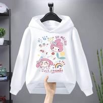 New Korean Version Casual Rainbow Friend Pochacco My Melody Children's Hoodie Loose and Lazy Style Girl Fashion Top 110
