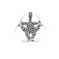 Vintage Viking Celtics Knot Pendant for Men Women Stainless Steel Unique Valknut Necklace Nordic Amulet Jewelry Gift