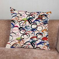 Tour De France Bike Bicycle Pillow Case For Home Bedroom Car Office Decoration Living Room Sofa Cushion Cover Suitable 16x16Inch