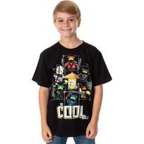 Lego Ninjago Movie Boys' Martial Arts Be Cool Fool Graphic Print T-Shirt S įvairiaspalvis