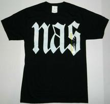 Nas Rapper Logo Black T Shirt New Unisex T-Shirt S