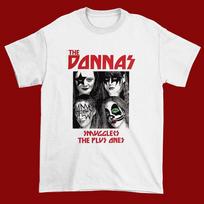 Retas „The Donnas“ nario marškinėlis, sunkus medvilninis, baltas, visų dydžių, unisex AH201 Unisex marškinėlis S