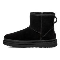 UGG Classic Mini Užtrauktuko Juostelės Logotipo Batai 'Juodi' Moteriški 1144034-BLK 36 white