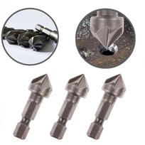 Professional Grade 6 Flute Hex handle HCS Countersink Chamfering Drill Bits