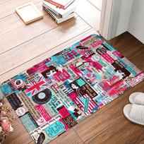 Union Jack Flag of the UK Doormat Mat Anti-Slip  Bath Kitchen Toilet Rug Carpet 40*60cm 40cmx60cm