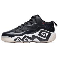 FILA MB1 PU Sports Comfortable Shock Absorbing Wear Resistant Breathable Low Top Retro Basketball Shoes Women sneakers Black F12W041201FII 36