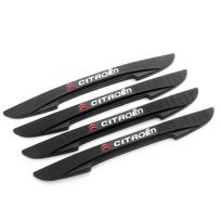 4/8 vnt. Guminiai automobilio durų krašto apsaugos lipdukai Anti-scratch Apsauga Anti-collision Juosta Citroen C3 C2 picasso Saxo VTS gray