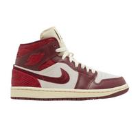 Jordan 1 Mid SE Tiki Leaf Team Red (Women's) 38.5