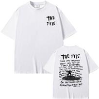 The 1975 About You Graphic T-shirt Being Funny in A Foreign Language Album Tshirt Men Women Hip Hop Casual Vintage Daily T Shirt S įvairiaspalvis