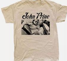 John Prine Album Black and White T-shirt size S-5XL XXL