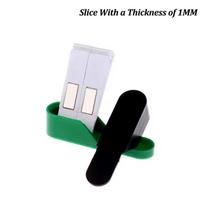 Ultrathin Vegetables Sectioning Aid Kitchen Cutting Aid Gadgets Tool Fruit Sheet Cutter Slicer For Food Slicer Assistant Tool white
