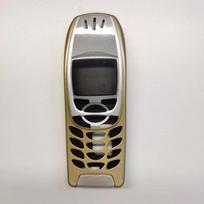 10Pcs Cover Case Housing Battery By Middle Frame Front Bezel Replace Part (NO Keyboard) for Nokia 6310i auksas