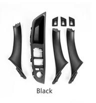 Vidaus Durų Vidinis Rankenėlės Dangtelis F10 F11 F18 BMW 5 Serijos Porankio Traukimo Apdailos Dangtelis 7 Dalių Rinkinys 51417225875 51417261933 51417225879 black
