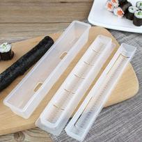 Sushi Rolls Molds Tools Rice Ball DIY Maker Cooking Tools Plastic Onigiri Master Maker beige