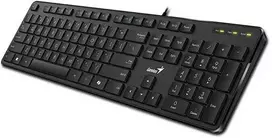 Genius Slimstar M200 Copilot klaviatūra su laidu (USB) CZ/SK, juoda