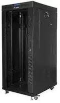 LANBERG GRINDŲ SPINTELĖ 19" 27U 800X1000 STIKLINĖS DURYS LCD JUODA (PLOKŠČIA PAKUOTĖ) FF01-8027-12BL