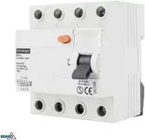AC 4P 25A 30mA diferencialinis grandinės pertraukiklis SCHELINGER