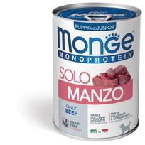Šlapias šunų maistas Monge Monoprotein Solo Puppy, jautiena, 0.4 kg