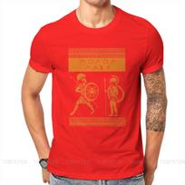 Ancient Greeks Spartan Molon Labe TShirt Men Gothic Oversized Punk Crewneck Cotton T Shirt 2020 S red
