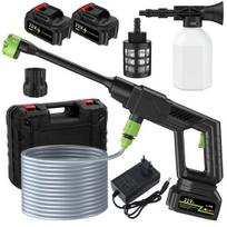 Elektrinis aukšto slėgio ploviklis, belaidis galios aukšto slėgio ploviklis 500PSI, 1GPM, reguliuojamas, nešiojamas galios valytuvas su 6-in-1 reguliuojamais purkštukais EU