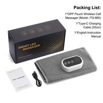 Wireless 360° Air Pressure Hot Compress Calf Massager Electric Airbag Compression Leg Massage Wrap Muscle Relax Blood Circulatio