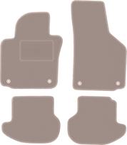 Beige velour floor mats for: Volkswagen Eos cabrio (2005-2015)