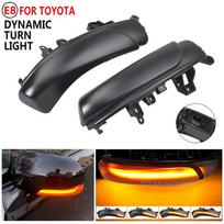 Dinaminis LED Posūkio Signalo Žibintas Šoninio Veidrodžio Indikatorius Tiesiogiai Toyota WISH/PRIUS/REIZ/MARK X/CROWN/AVALON Pakeisti OEM