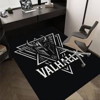 1 vnt. Valhalla Vikingų kilimas, biuro kilimėlis, lauko kilimėlis, namų dekoras, zoninis kilimas, festivalis 60cm by 90cm