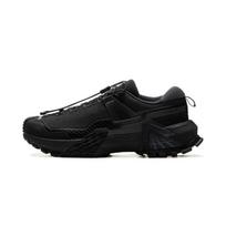 LiNing Outdoor CF Tracing Shock Absorbers Slip Resistant Abrasion Resistant Low top Hiking Shoes Unisex Black AHTU017-2 37