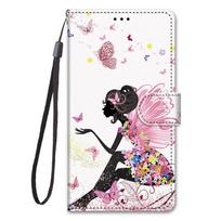 Leather Flip Phone Case For Samsung Galaxy S10 S9 Plus S8 S7 Lion Cat Butterfly Flower Painted Wallet Card Holder Book Cover Galaxy S7