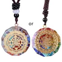 Orgonite Luminous Energy Pendant Natural Crystal Chakra Orgon Energizing Necklace Absorbs Negative Healing Jewelry 1