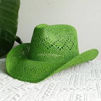 Wholesale link for various styles of cowboy hats summer vintage elegant straw hats fedora hats Panama hats and travel beach hats S56-58cm red