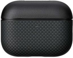 Dėklas PITAKA Aramid Fiber skirtas AirPods Pro 3 juodos spalvos-pilkos spalvos