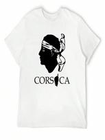 Corsica Ile De Beaute Corsica Map Isula Bella Corse France France Corsica T-Shirt Topping For A Boy unisexs Graphic T-Shirts S įvairiaspalvis