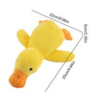 Dog Chew Toys Plush Companion Sleeping Duck Dog Toys for Small Large Dogs Bite Resistant Teeth Grinding Sound Relief Sound Toy
