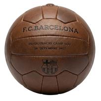 FC Barcelona Camp Nou Retro Futbolo Kamuolys Oficialiai Licencijuotas Tikra Oda BB1048 Rudas