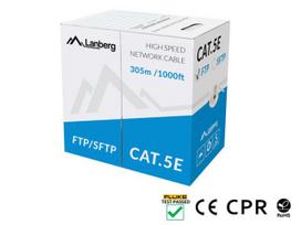 Lanberg LCF5-11CU-0305-S tinklo kabelis Pilkas 305 m Cat5e F\/UTP (FTP)