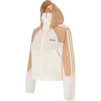 Adidas Hooded Breathable Comfortable Versatile Jacket Women Jacket Warm-Sand Cream KB8499 M