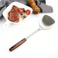 Extra Thick Stainless Steel Anti-scald Stir-fry & Kitchen Spatula for Home and Outdoor Use